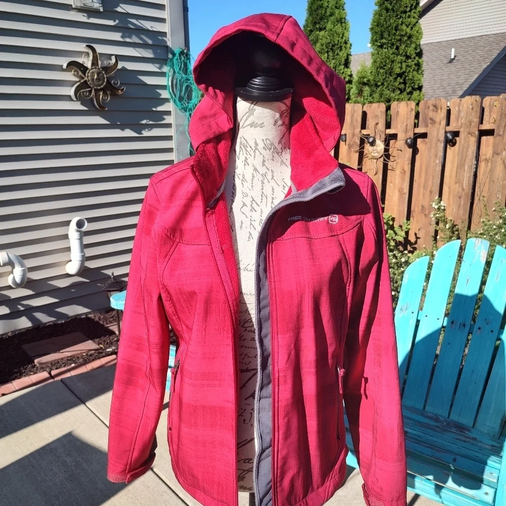 Free Country Small Winter Hooded Coat!